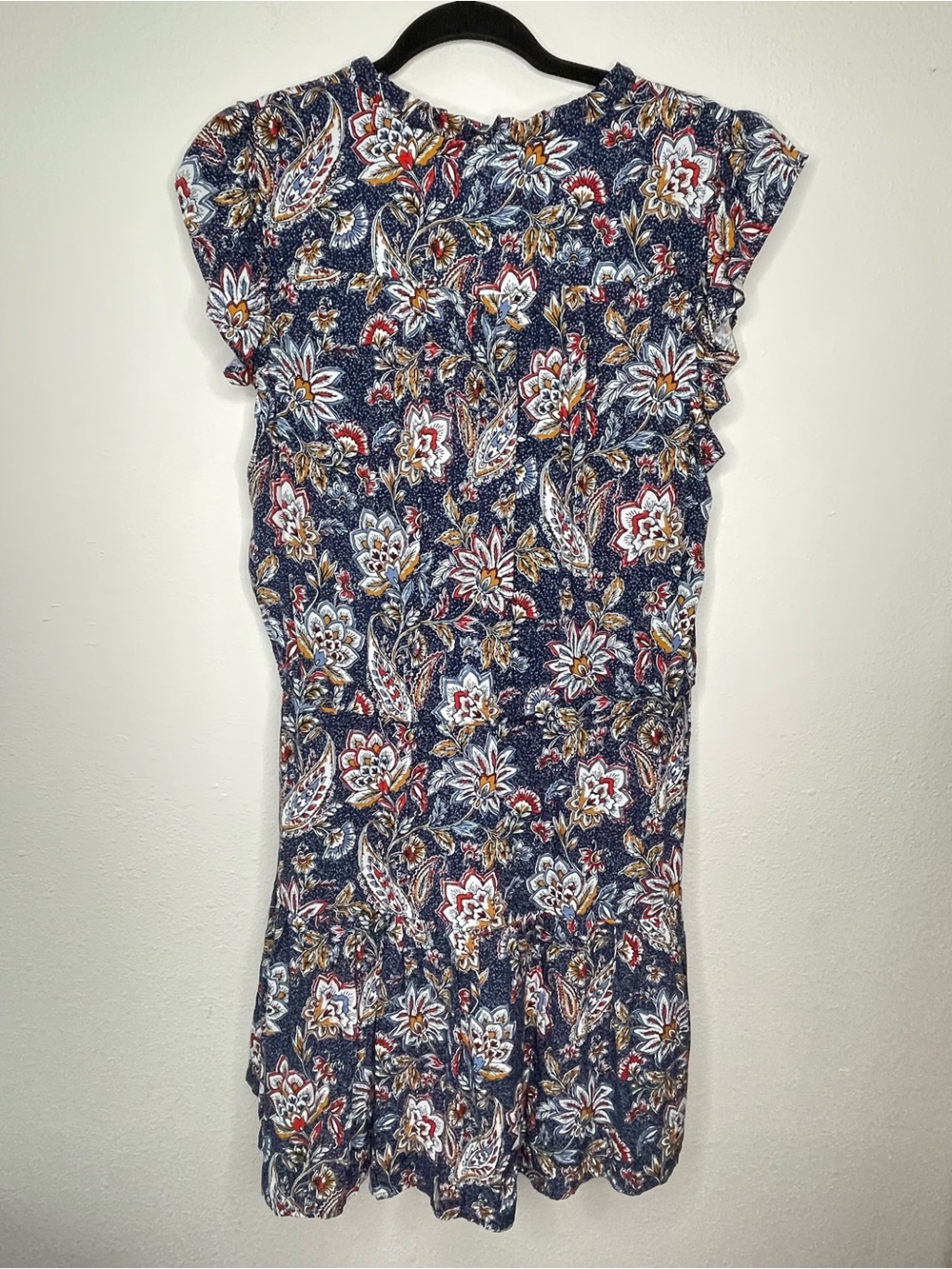 Velvet by Graham and Spencer Paloma Tie Waist Floral Dress XL Made In USA Boho - Picture 2 of 7